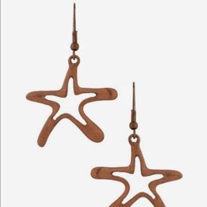 Copper earrings